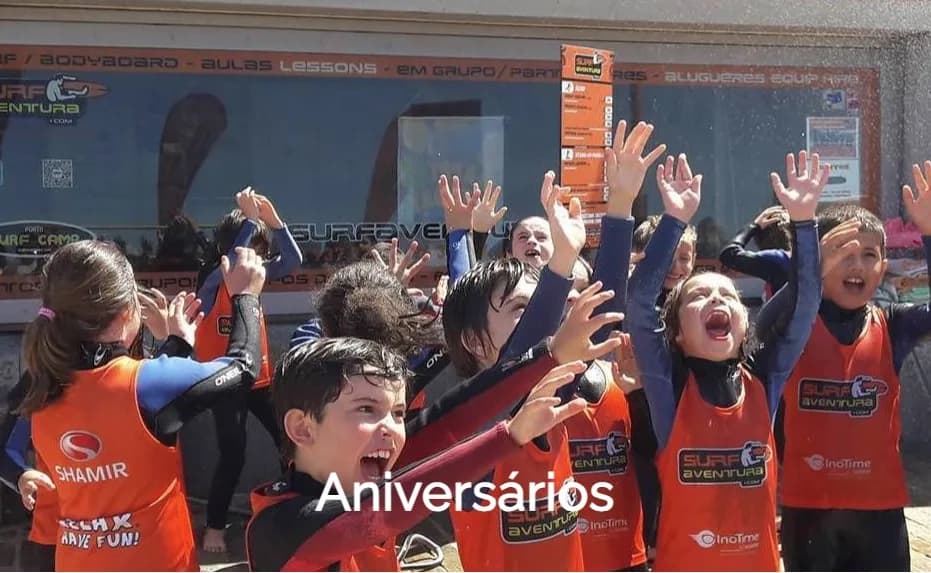 Festas de aniversário Surfaventura