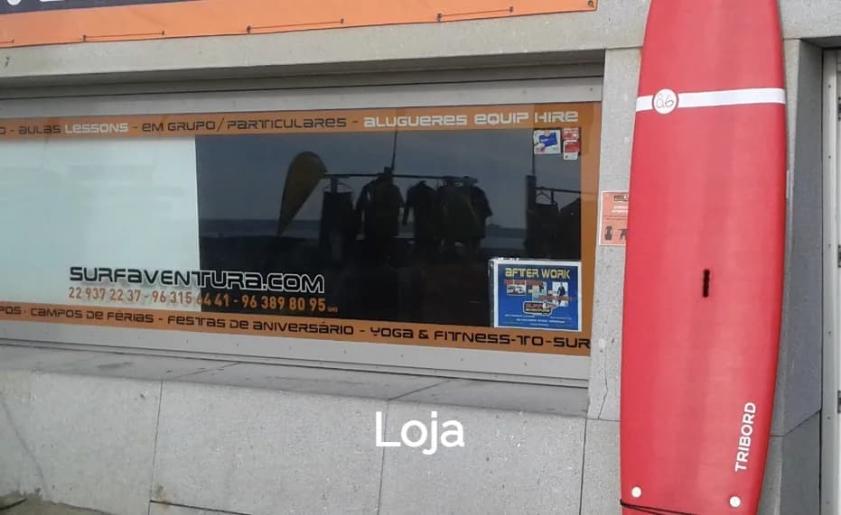 Loja (artigos novos e usados) Surfaventura